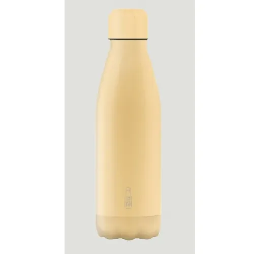 Ampolla acer reciclat 500 ml - groc