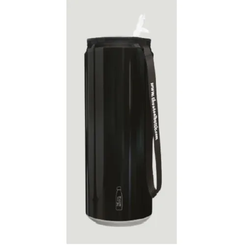 Llauna acer reciclat 450 ml - negra