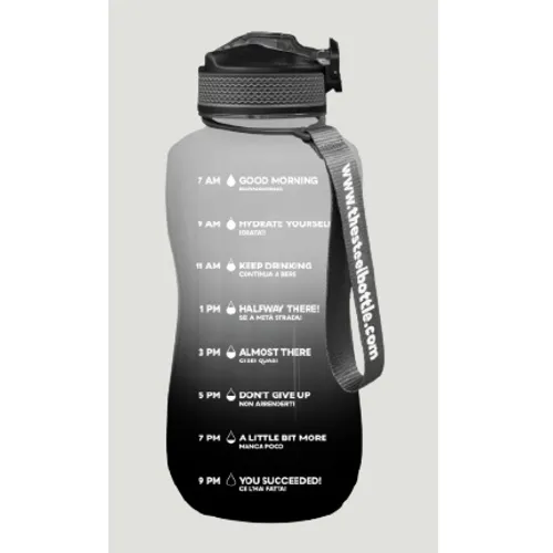 Ampolla 2,2l tritán bpa free - blanc i negre