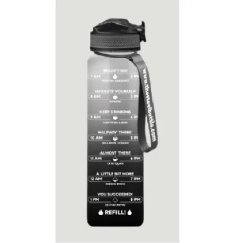 Ampolla 1l tritán bpa free - blanc i negre