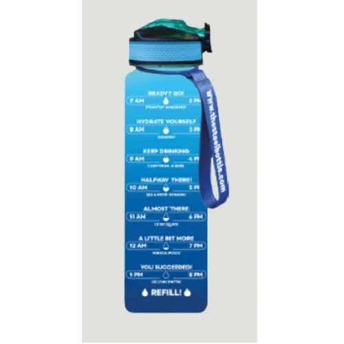 Ampolla 1l tritán bpa free - blau i aiguamarina