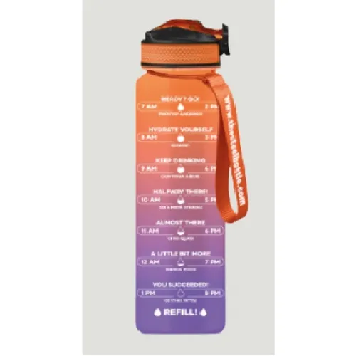 Ampolla 1l tritán bpa free - púrpura i taronja