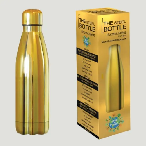 Ampolla acer reciclat 500 ml - chrome ed. limitada