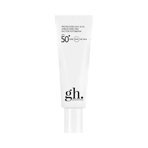 Gh  spf 50+ proteccion muy alta amplio espectro factor fotobioma