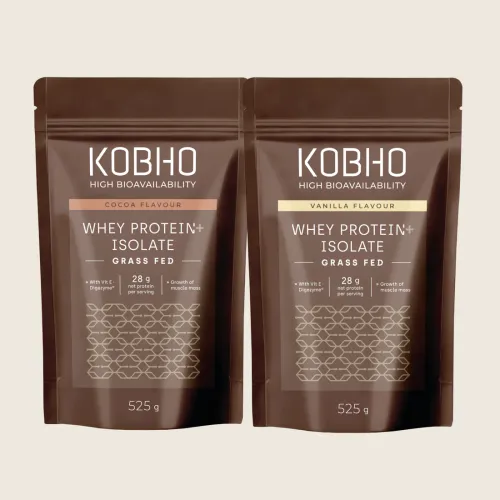 Kobho proteina whey aislada  1 envase 525 g sabor cacao