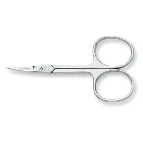 3 Claveles Tijera de uñas curva 9 cm