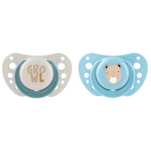 Chicco Chupete Physio Air Silicona Azul 2-6 meses 2Us