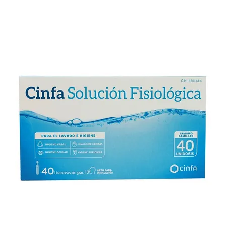 Cinfa Suero Fisiológico Monodosis 40 Us