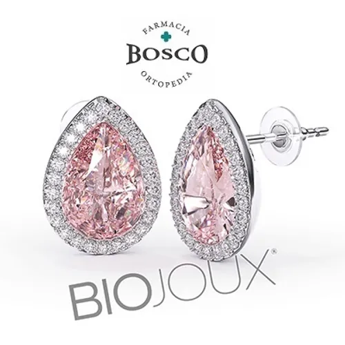 Biojoux Pendiente Aile Rose 10X14mm