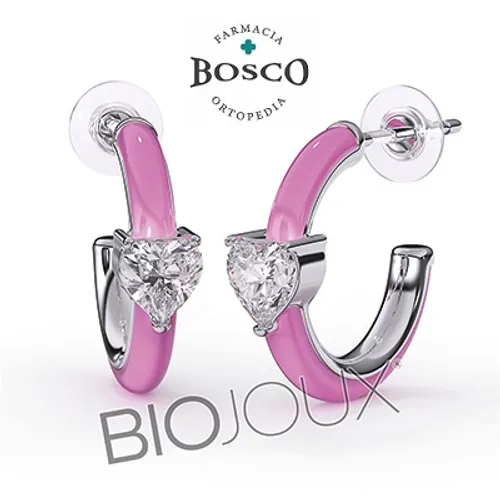 Biojoux Pendiente Leila Pink 16mm