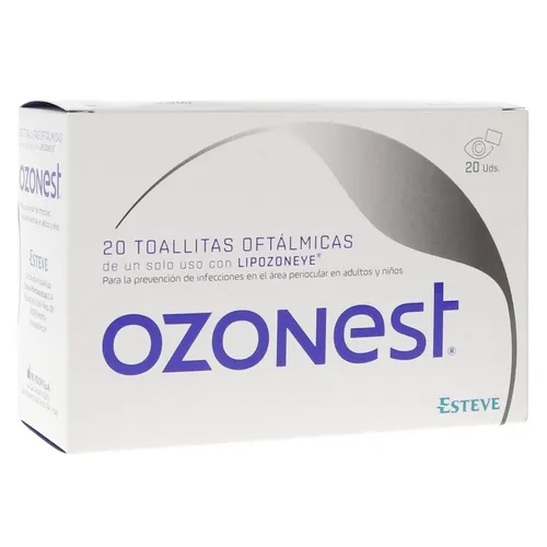 Ozonest Toallitas Oftálmicas 20 Us
