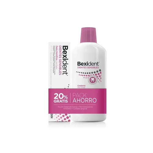 Bexident Pack Dientes Sensibles Colutorio + Pasta