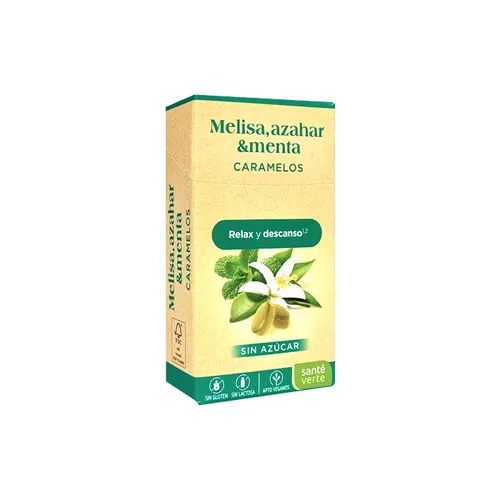 Santé Verte Caramelos Melias, Azahar y Menta Caja 35g