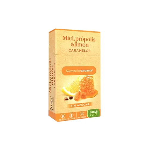 Santé Verte Caramelos Miel, Própolis y Limón Caja 35g