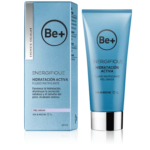 BE+ ENERGIFIQUE FLUIDO HIDRATANTE 24H  PIEL GRASA