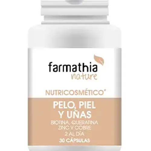 Farmathia nature pelo, piel y uÑas 60 cap