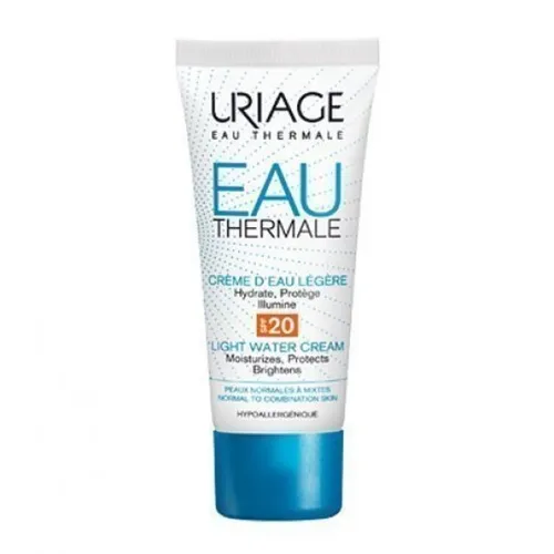 Uriage crema de agua ligera spf 20 40 ml