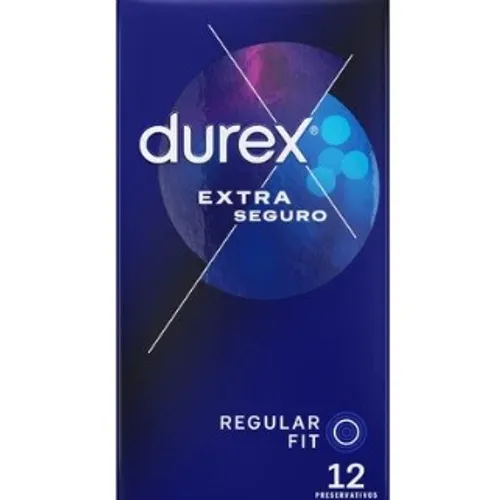 Durex extra seguro preservativos 12 u