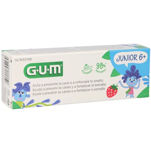 Gum junior 6+ pasta dental fresa 50 ml