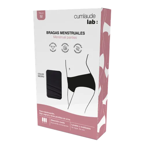 Cumlaude bragas menstruales talla M