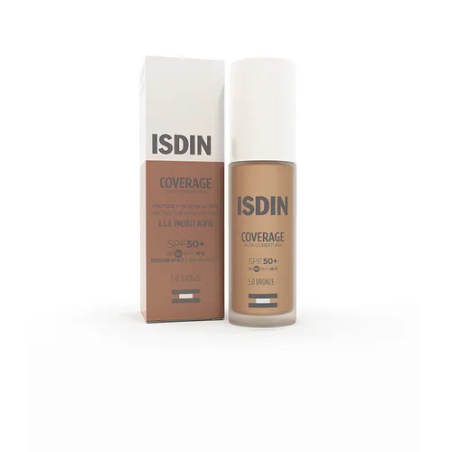 Isdin coverage 1 envase 30 g color 5.0 bronze