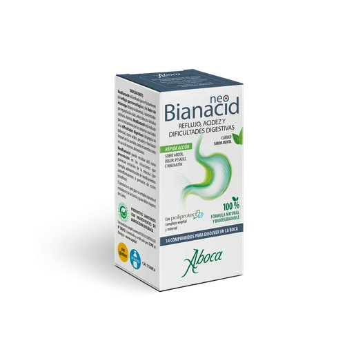 Aboca Neobianacid Acidez y reflujo Sabor Menta 14 comp masticables