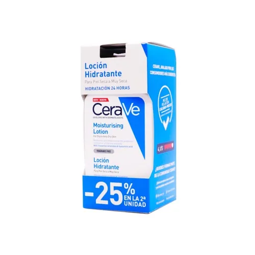 Cerave hidrantante seca 340 x 2 duplo