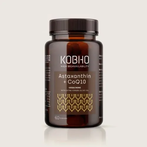 Kobho Astaxantina + CoQ10 60 Perlas