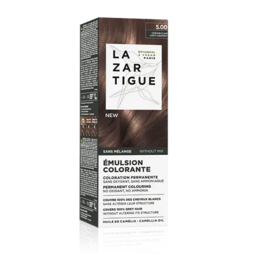 Lazartigue Emulsión Colorante 5.00 Castaño Claro