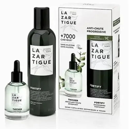 Lazartigue Cofre Thicker  Sérum Fortificante 50ml + Fortify Champú Fortificante 250ml