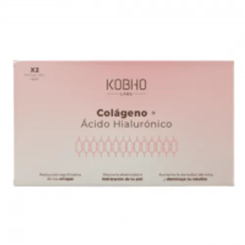Kobho Colágeno + Ácido Hialurónico 2X20 Viales
