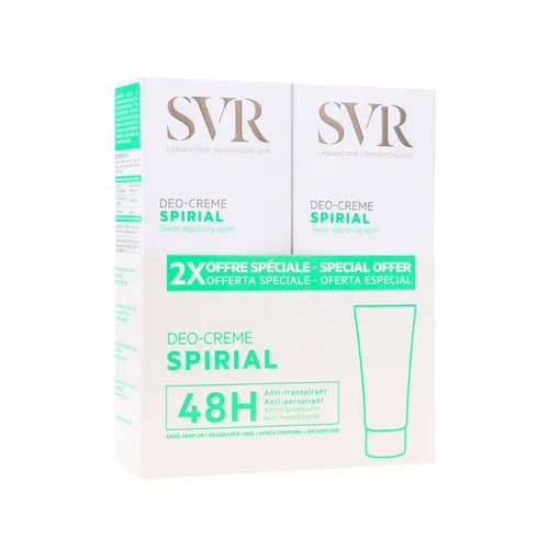 Svr Spirial Duo Deo Crema 2x50 Ml
