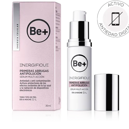 Be+ ENERGIFIQUE PRIMERAS ARRUGAS ANTIPOLUCIÓN Sérum Multi Acción 30ml