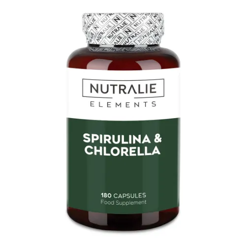 Nutralie Espirulina y Chlorella 180 cápsulas