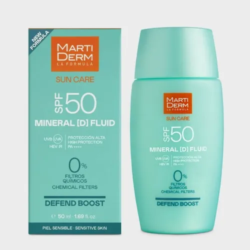 Martiderm Protector solar SPF 50 Mineral [D] Fluid 50 ml