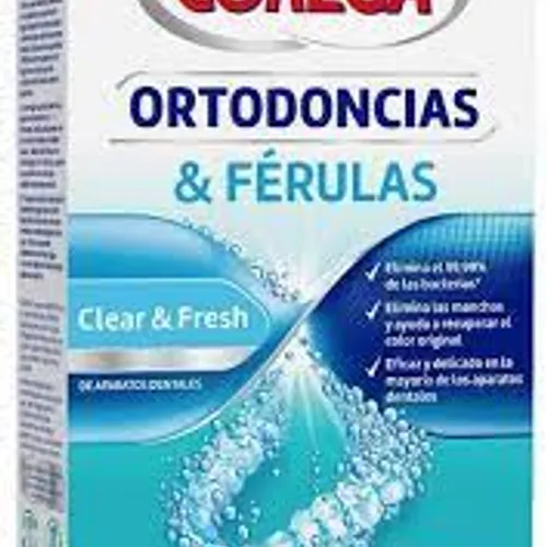 Corega Ortodoncias y Ferulas 36 tabletas limpiadoras