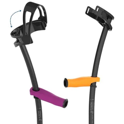 Muleta anatómica fibra de carbono