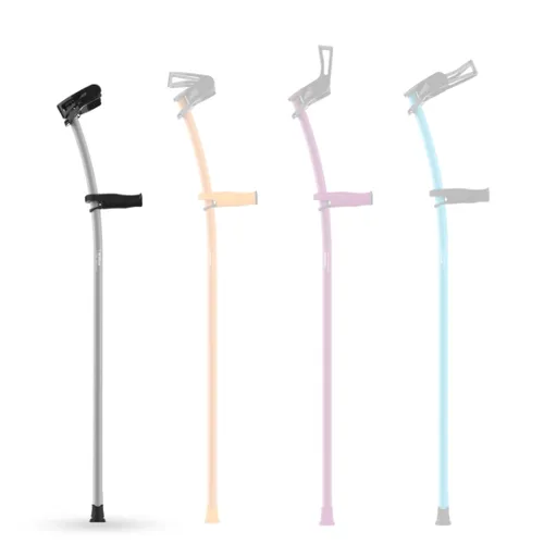 Muleta aluminio aeuronáutico naranja