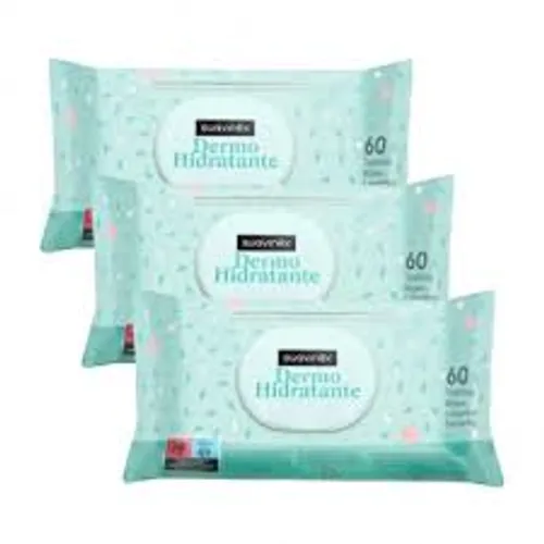 Suavinex toallitas dermo hidratantes 3 envases 180 toallitas pack
