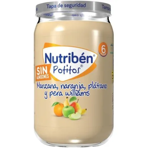 NUTRIBEN MANZANA PLATANO Y ZANAHORIA 1 POTITO 235 G