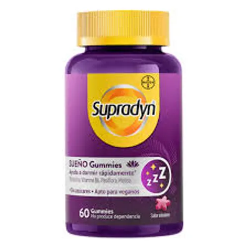 Supradyn sueño 60 gummies sab arandanos