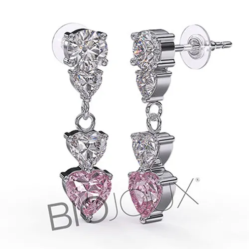 Biojoux Pendiente Donna Rosa 20mm