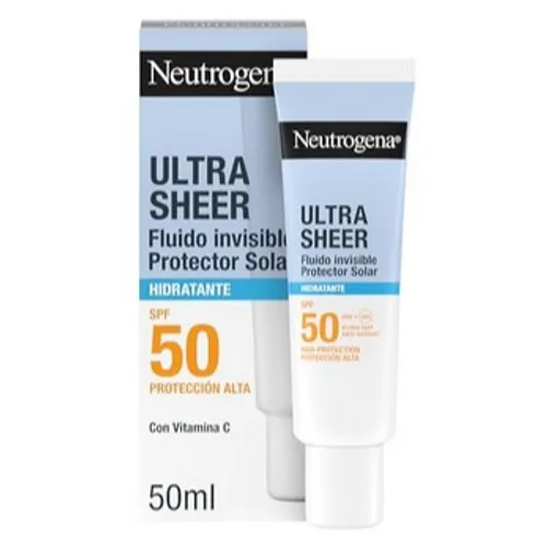 NEUTROGENA ULTRA SHEER FLUIDO HIDRATANTE SPF 50+ 50 ML
