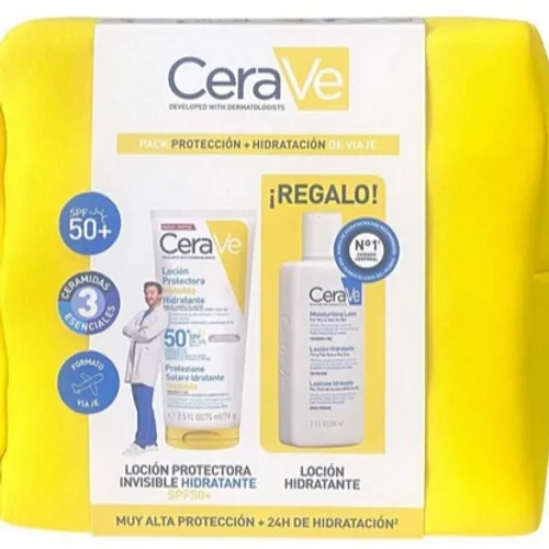 CERAVE PACK PROTECCION SOLAR 50+ HIDRATACION FORMATO VIAJE