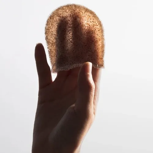 USU Mitt Konjac Guante facial de limpieza y exfoliación