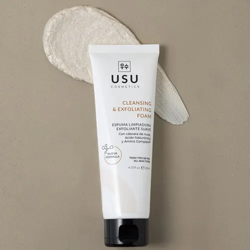 USU Espuma Limpiadora Exfoliante Suave 120ML