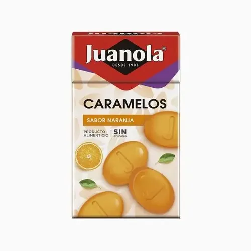 JUANOLA CARAMELS de TARONJA 50g