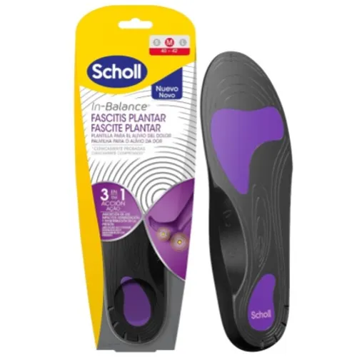 PLANTILLA DR SCHOLL IN BALANCE FASCITIS PLANTAR T M 2u