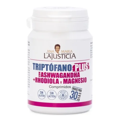 TRIPTOFANO PLUS ASHWAGANDHA + RHODOLIA I MAGNESI 60 comprimits