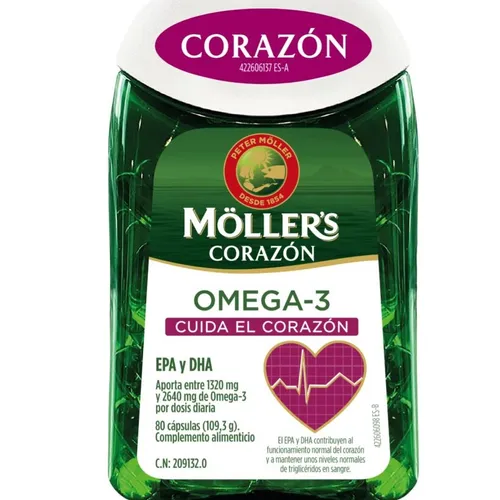 Möller’s Omega-3 Cápsulas